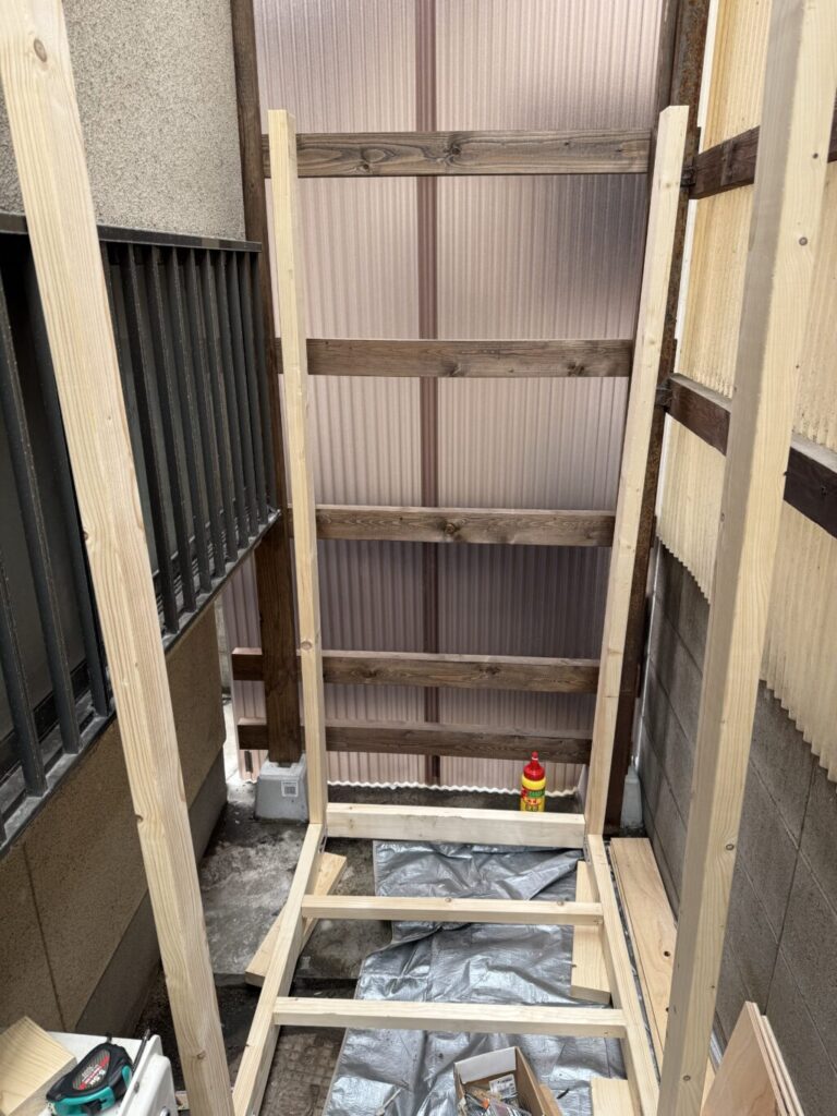 物置きDIY