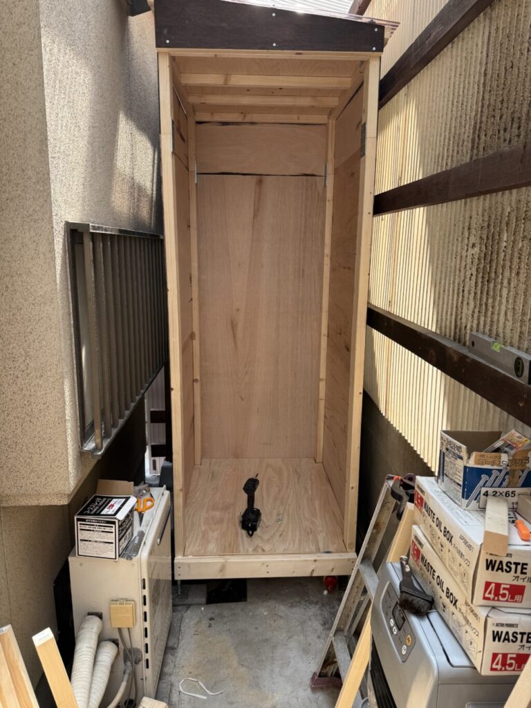 物置きDIY