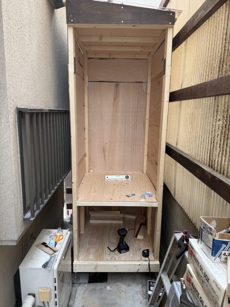 物置きDIY