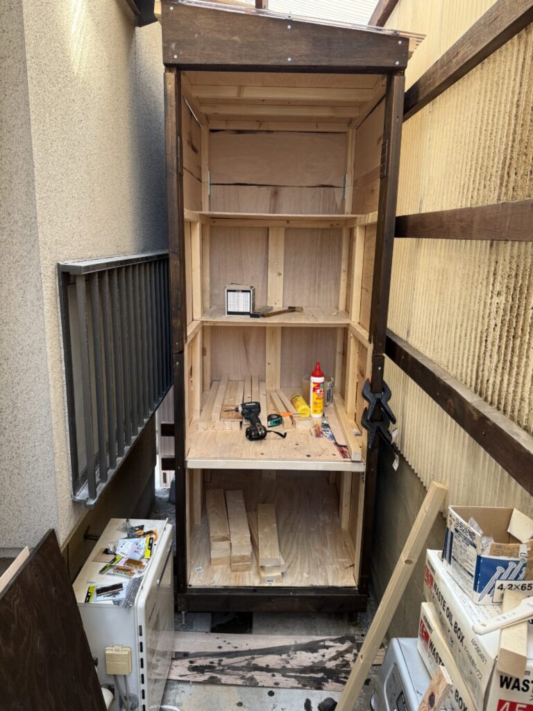 物置きDIY