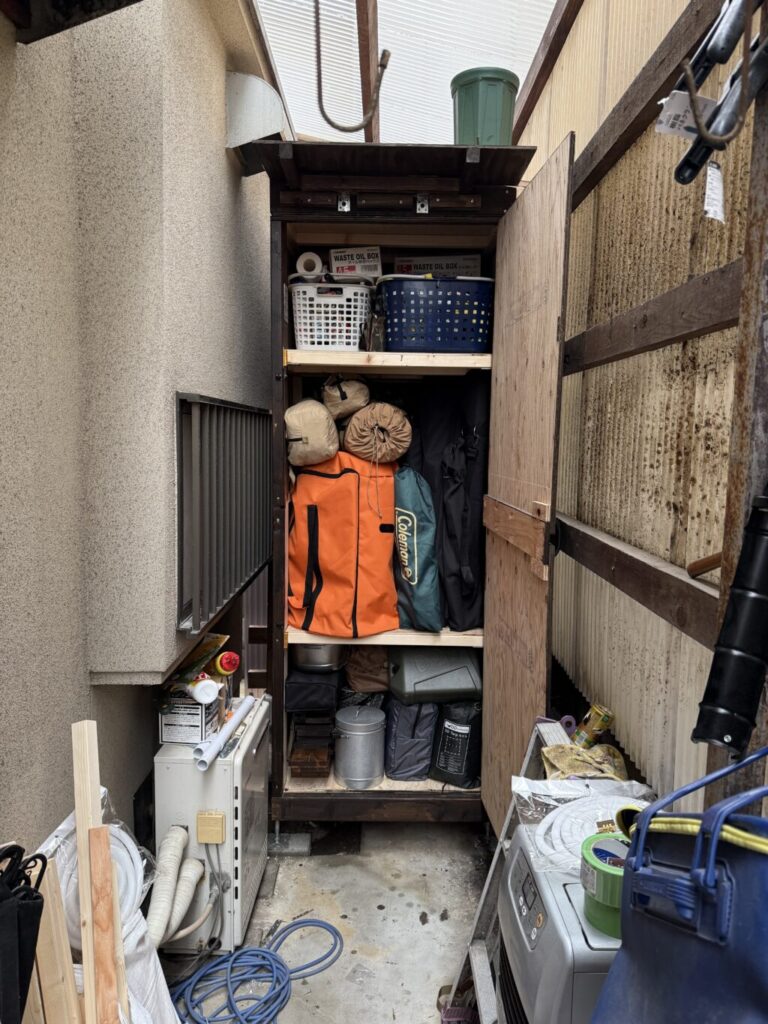 物置きDIY